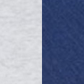 White Fleck / Navy Triblend